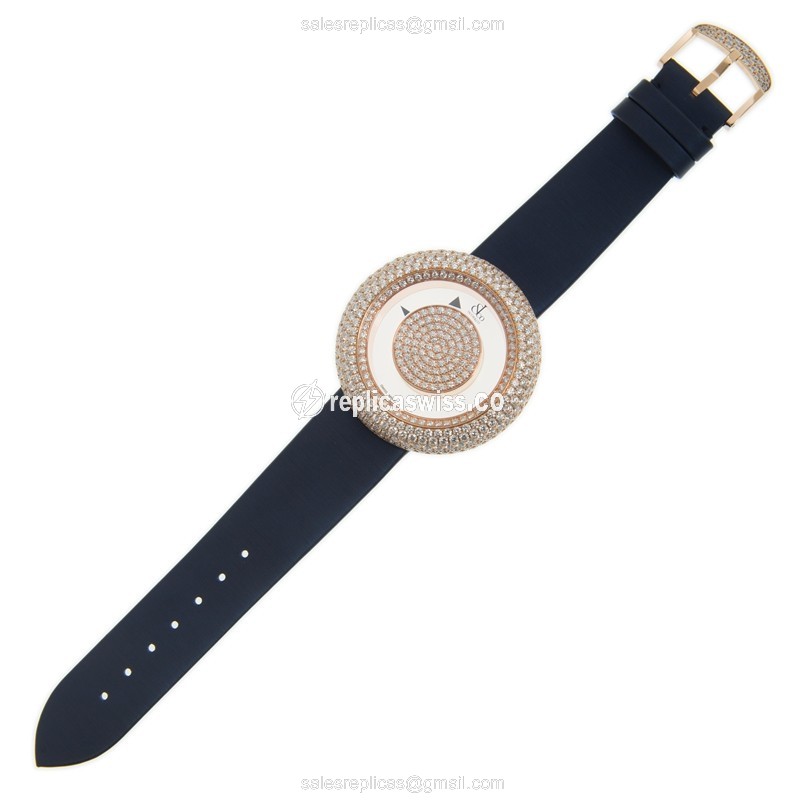 Jacob & Co BM556.40.RD.RD.ABSAA BRILLIANT Quartz 18kt Rose Gold & Diamonds