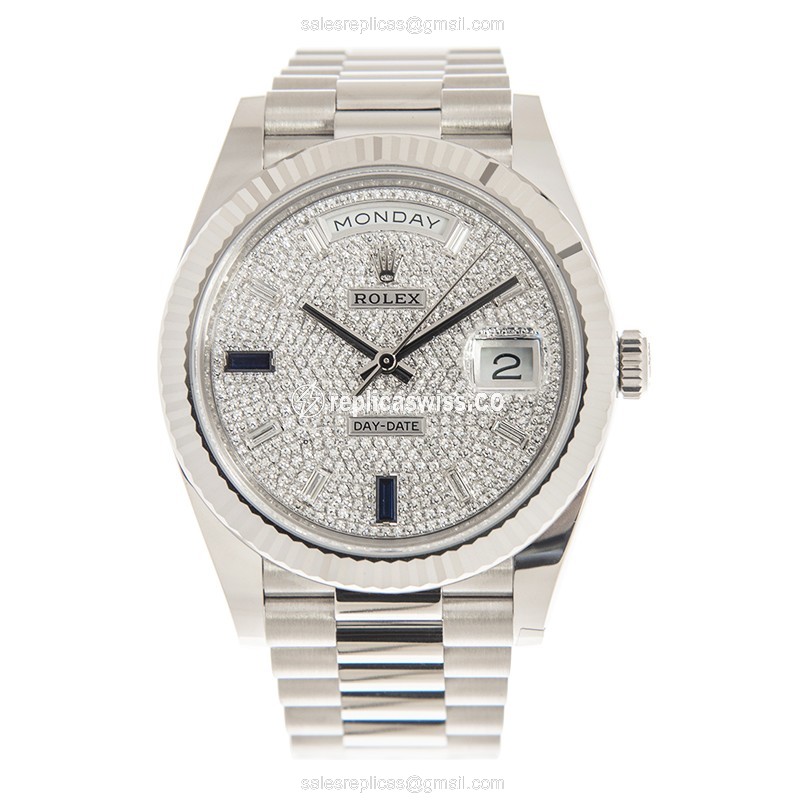 Rolex 228239-0049 DAY-DATE Automatic 18kt White Gold
