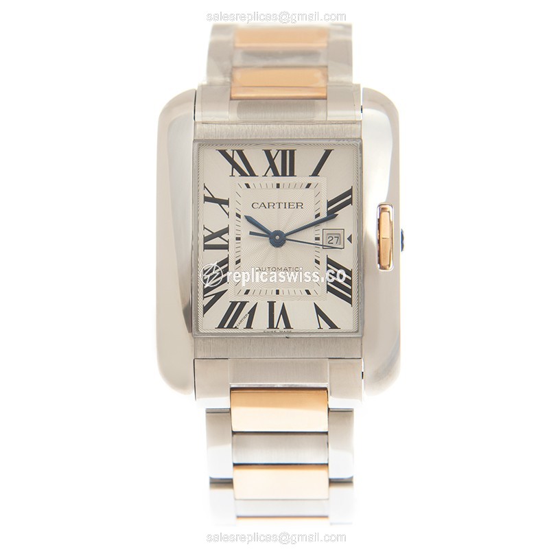 Cartier W5310037 TANK Automatic Stainless Steel