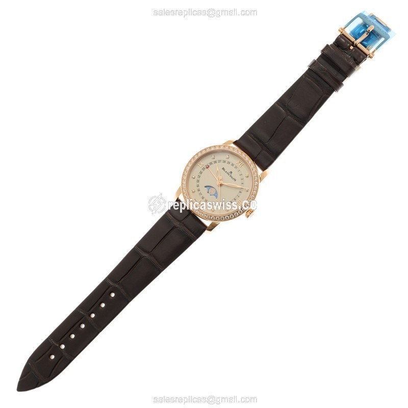 Blancpain 6126-2987-55B VILLERET Automatic 18kt Rose Gold & Diamonds