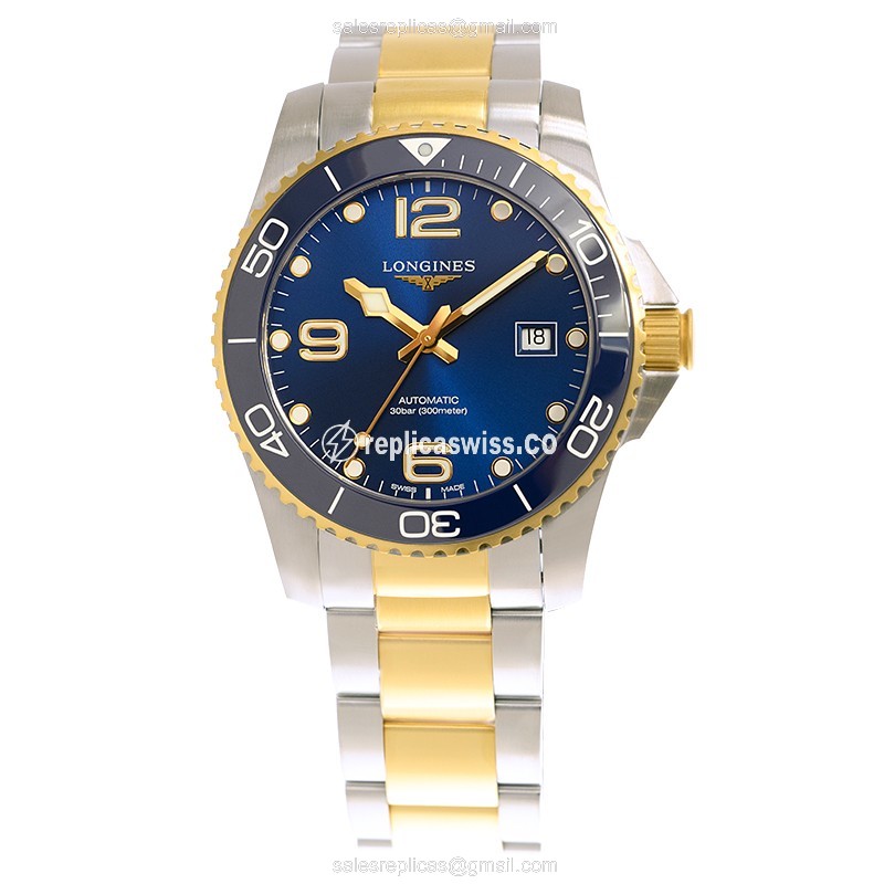 Longines L3.781.3.96.7 CONQUEST Automatic 18kt Gold & Steel