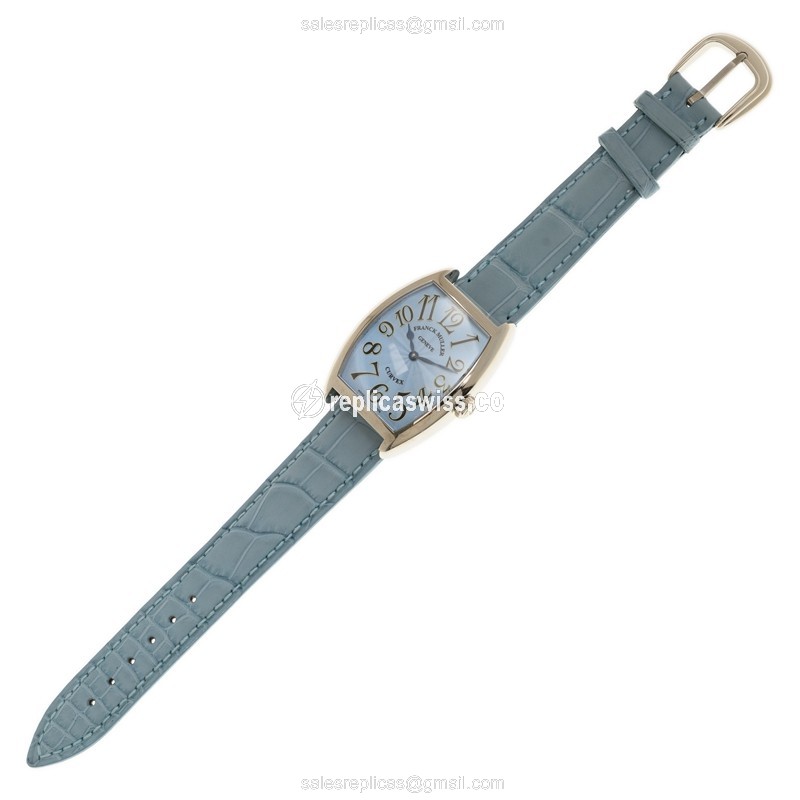 Franck Muller 7502 QZ (AC) - BLUE CINTREE CURVEX Quartz Stainless Steel