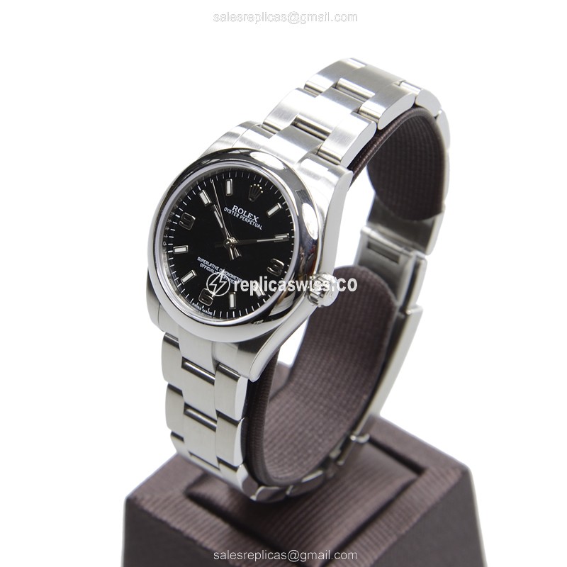 Rolex 177200BK369WT OYSTER PERPETUAL Automatic Stainless Steel