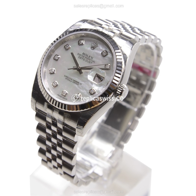 Rolex 116234NG DATEJUST Automatic 18kt White Gold & Steel