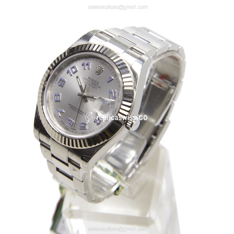 Rolex 116334 DATEJUST Automatic 18kt White Gold & Steel