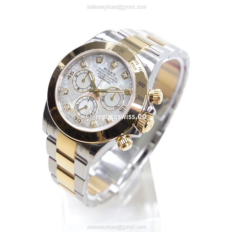 Rolex 116523WTNG8DIA DAYTONA Automatic 18kt Gold & Steel