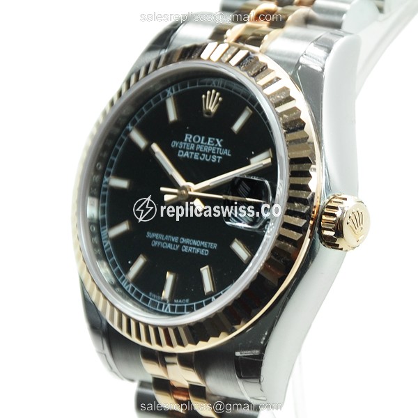 Rolex 178271BKWTBAR LADY DATEJUST Automatic 18kt Rose Gold & Steel