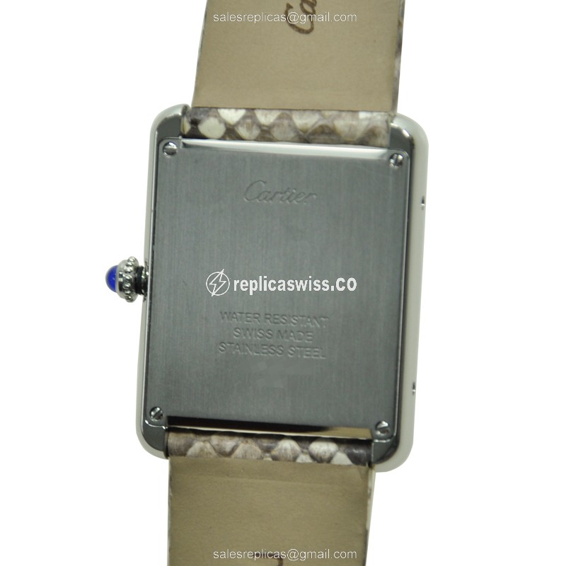 Cartier W5200021 TANK Quartz Stainless Steel
