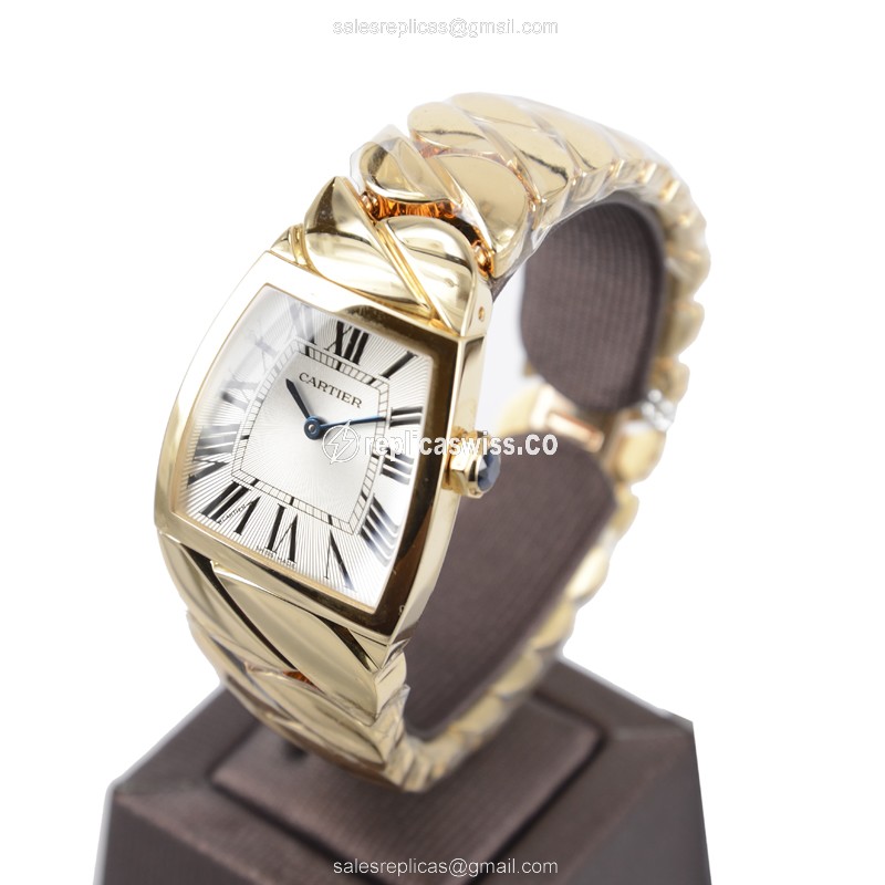 Cartier W640010H Quartz 18kt Yellow Gold
