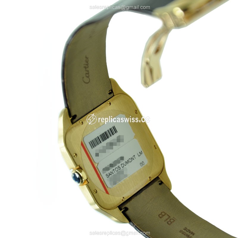 Cartier W2008751 SANTOS Automatic 18kt Yellow Gold