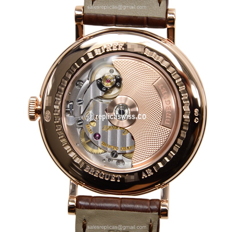 Breguet 8788BR/12/986/DD00 CLASSIC Automatic 18kt Rose Gold & Diamonds