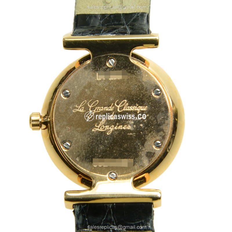 Longines L4.209.1.11.2 LA GRANDE Quartz 18kt Rose Gold