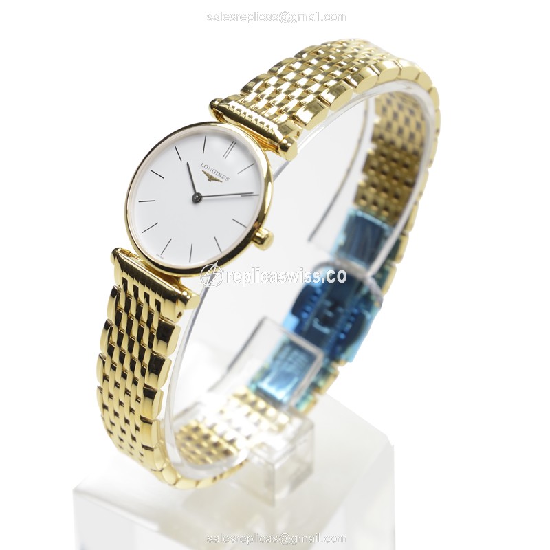 Longines L4.209.2.12.8 LA GRANDE Quartz 18kt Yellow Gold