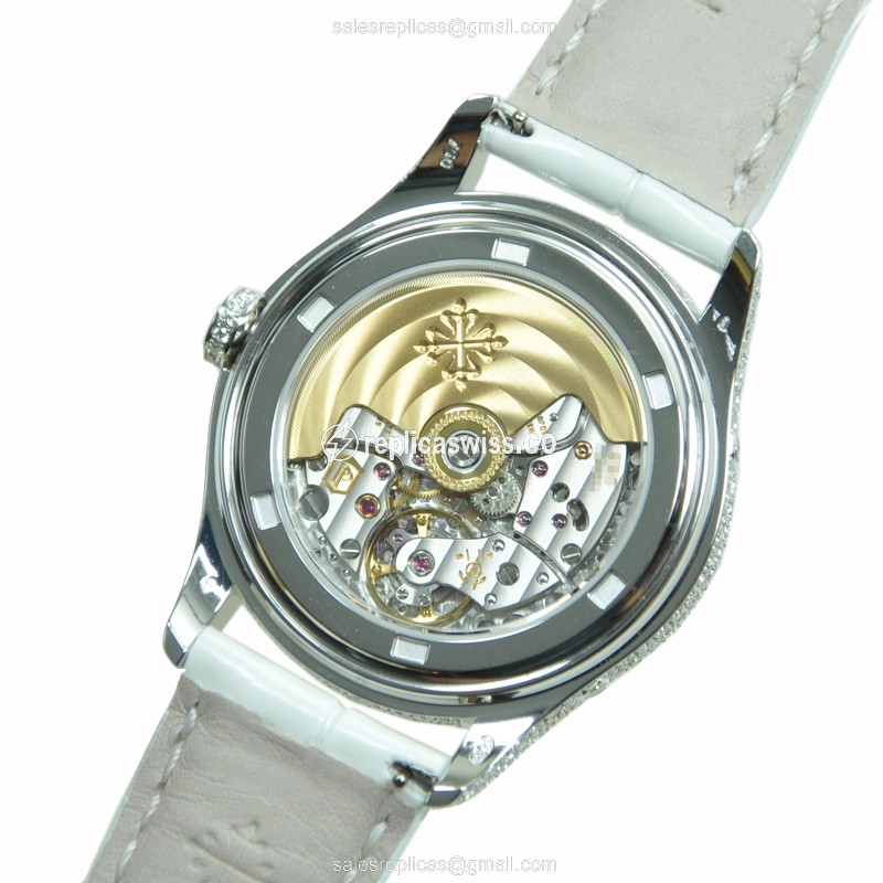 Patek Philippe 4937G-001 COMPLICATIONS Automatic 18kt White Gold & Diamond