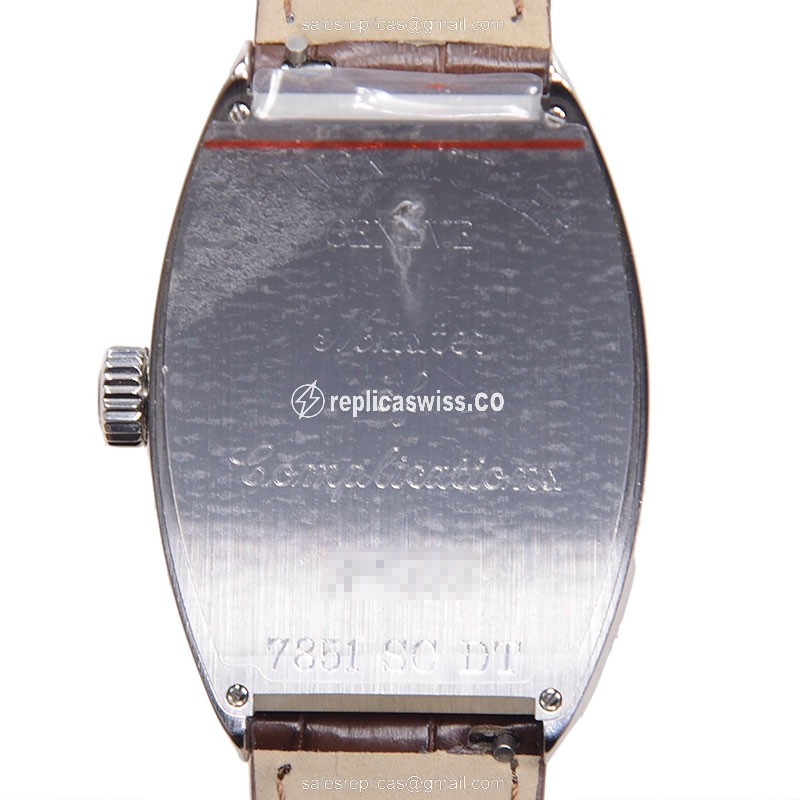 Franck Muller 7851 SC DT (AC) CINTREE CURVEX Automatic Stainless Steel