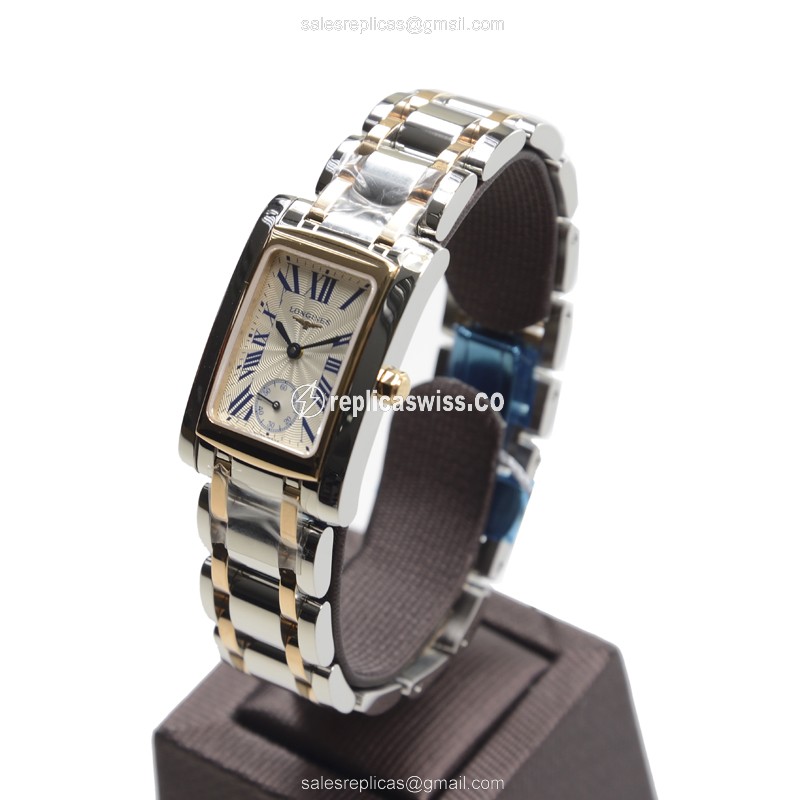 Longines L5.502.5.71.7 DOLCE VITA Quartz 18kt Rose Gold & Steel