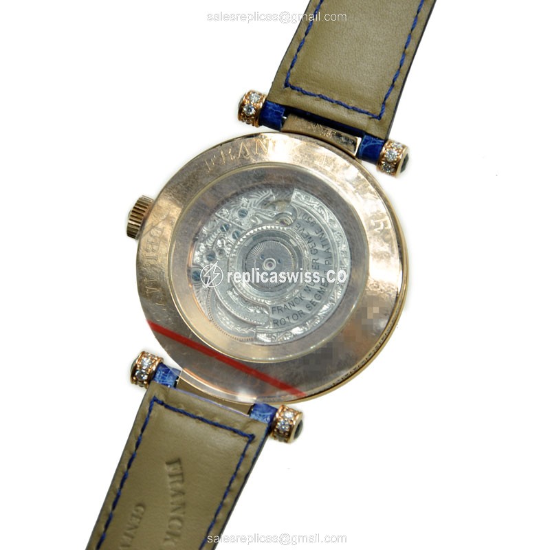 Franck Muller DM42D2RCD(5N) DOUBLE MYSTERY Automatic 18kt Rose Gold & Diamonds