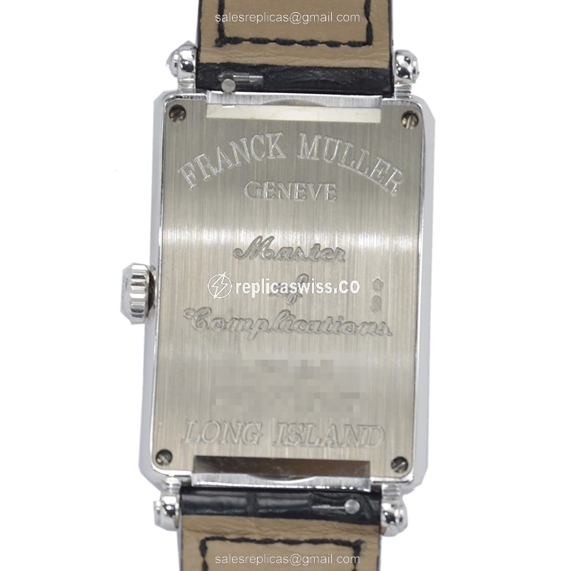 Franck Muller 952 QZ D CD REL (OG) LONG ISLAND Quartz 18kt White Gold & Diamond