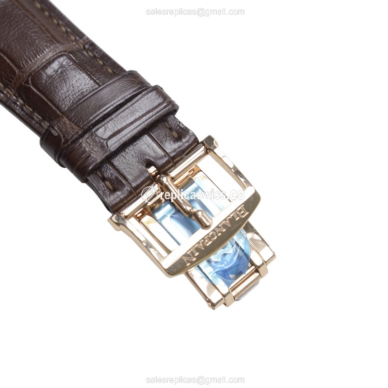 Blancpain 6670-3642-55B VILLERET Automatic 18kt Rose Gold