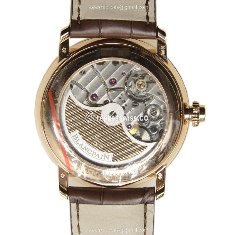 Blancpain 6661-3631-55B VILLERET Automatic 18kt Rose Gold