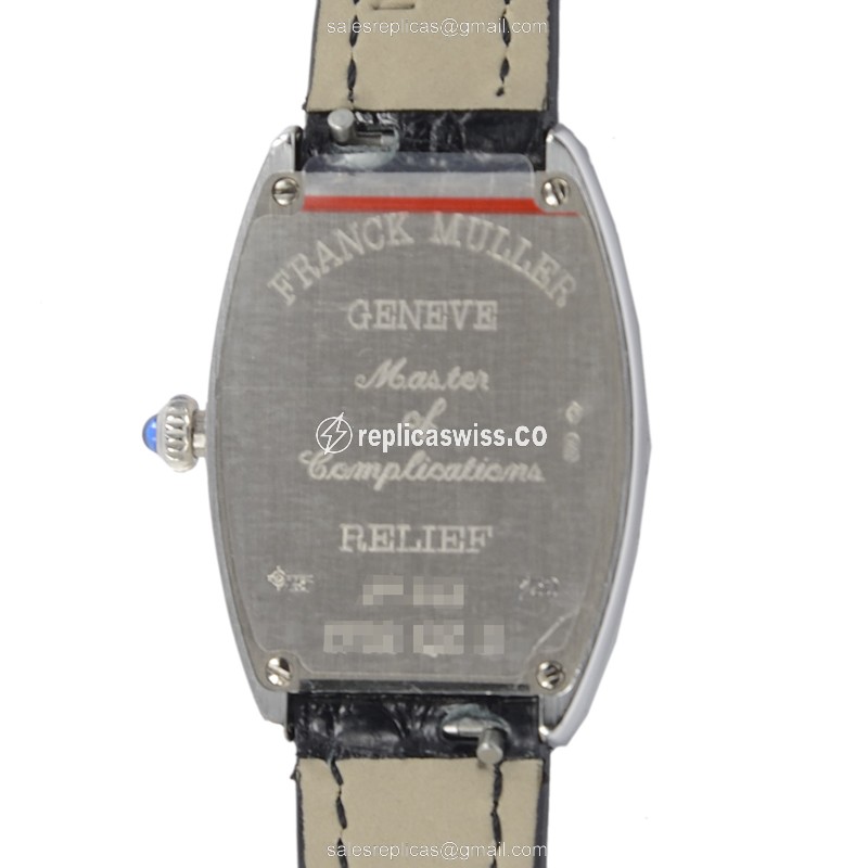 Franck Muller 1752 QZ D REL (OG) CINTREE CURVEX Quartz 18kt White Gold & Diamond