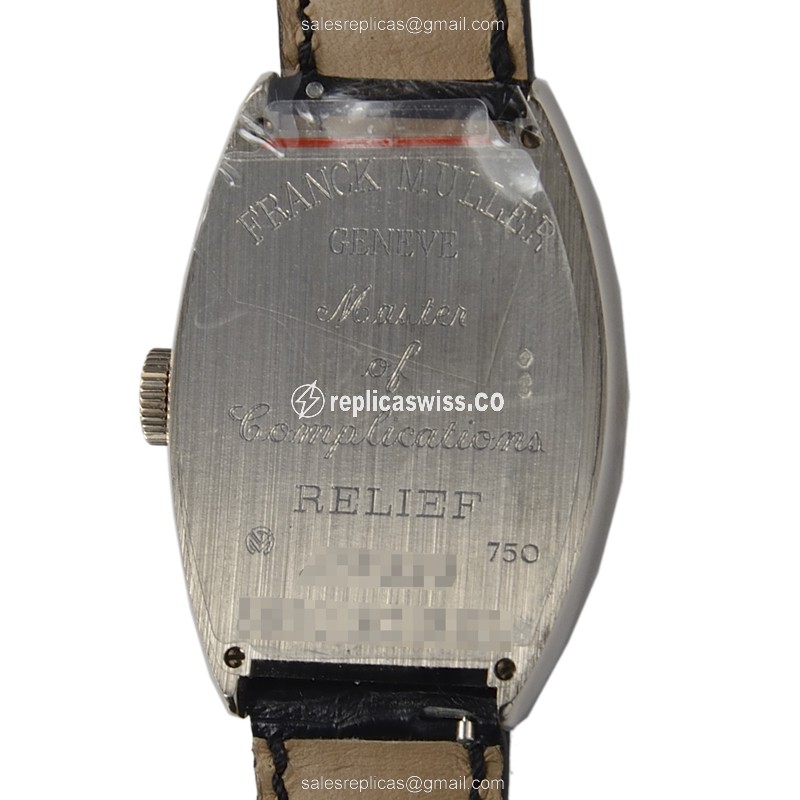Franck Muller 5850 SC REL (OG) CINTREE CURVEX Quartz 18kt White Gold