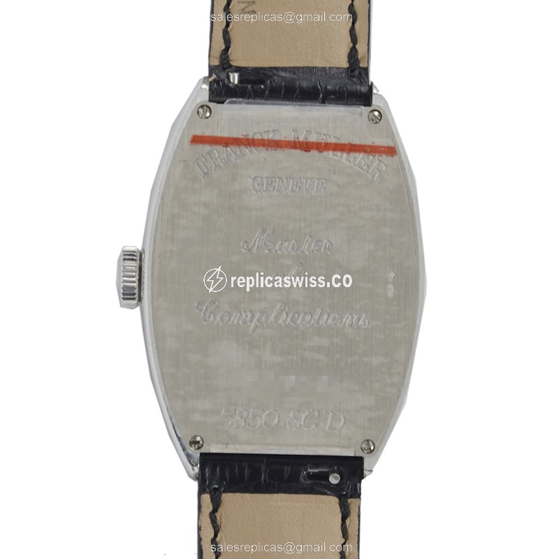 Franck Muller 5850 SC D (OG) MASTER OF COMPLICATION Automatic 18kt White Gold & Diamond