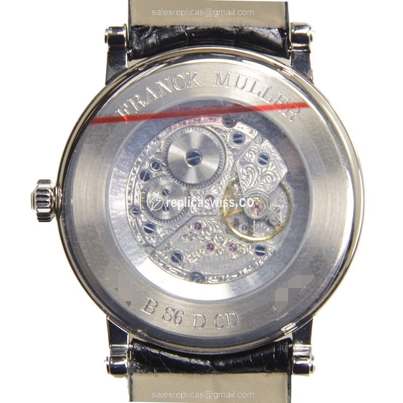 Franck Muller 7421 B S6 D CD (OG) LIBERTY Automatic 18kt White Gold & Diamond