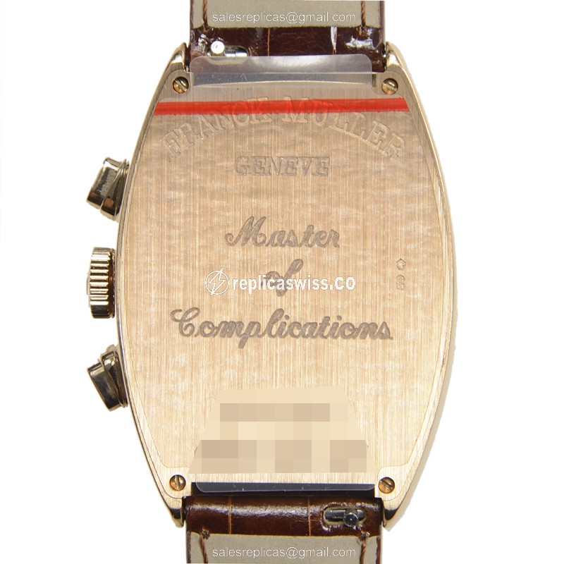 Franck Muller 6850 CC AT (5N) CINTREE CURVEX Automatic 18kt Rose Gold