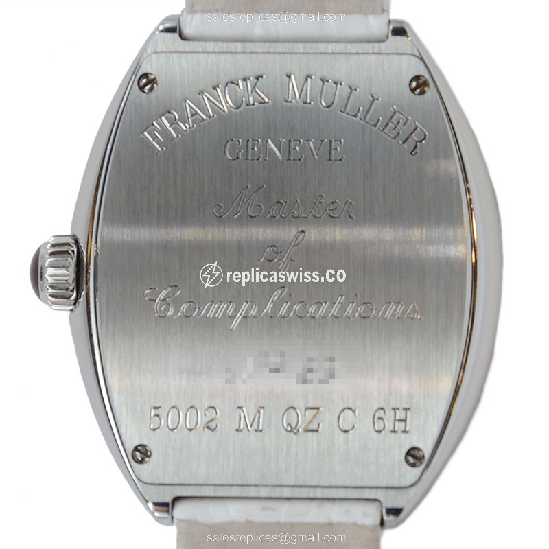 Franck Muller 5002 M QZ 6H (AC) HEART Quartz Stainless Steel