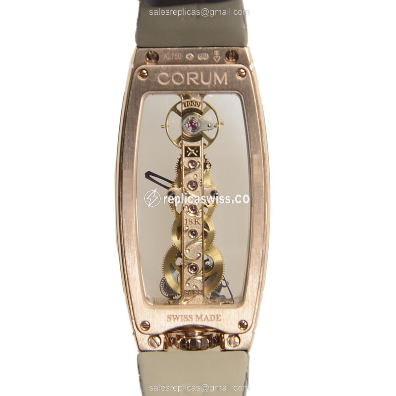 Corum 113.101.55-0001 0000 BRIDGE Manual Wind 18kt Rose Gold