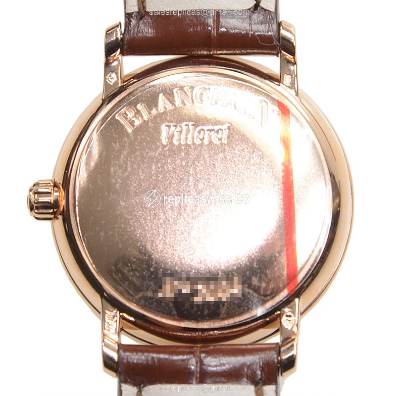 Blancpain 6102-3642-55A VILLERET Automatic 18kt Rose Gold
