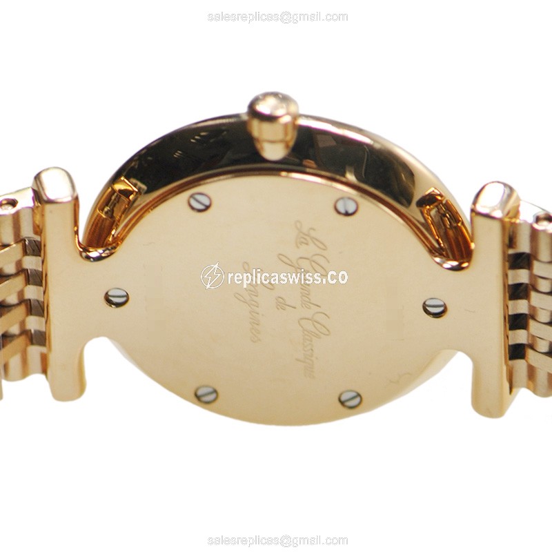 Longines L4.209.1.11.8 LA GRANDE Quartz 18kt Rose Gold