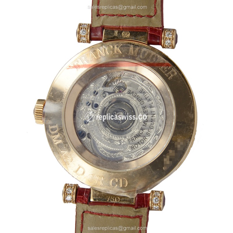 Franck Muller DM 42 D 1R CD 42 (5N) DOUBLE MYSTERY Automatic 18kt Rose Gold & Diamonds