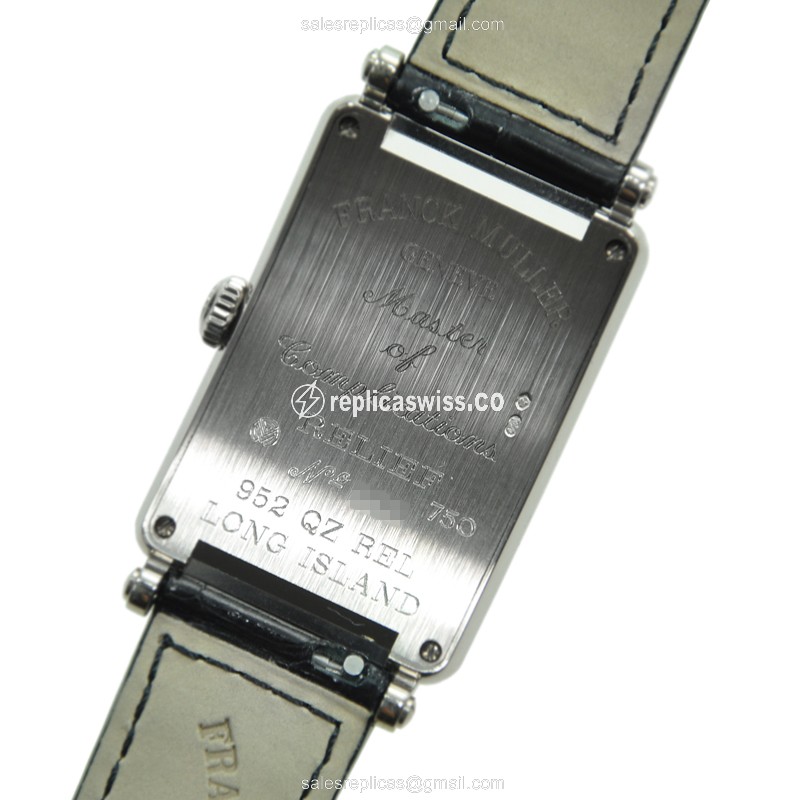 Franck Muller 952 QZ REL (OG) LONG ISLAND Quartz 18kt White Gold