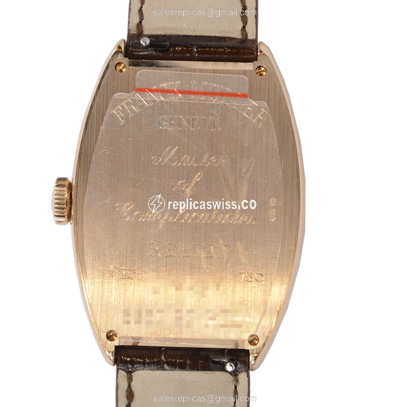 Franck Muller 6850 SC REL (5N) CINTREE CURVEX Automatic 18kt Rose Gold