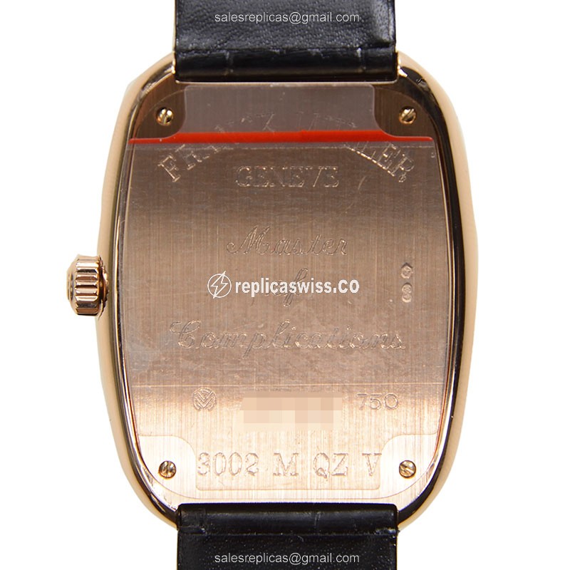 Franck Muller 3002 M QZ V (5N) GALET Quartz 18kt Rose Gold