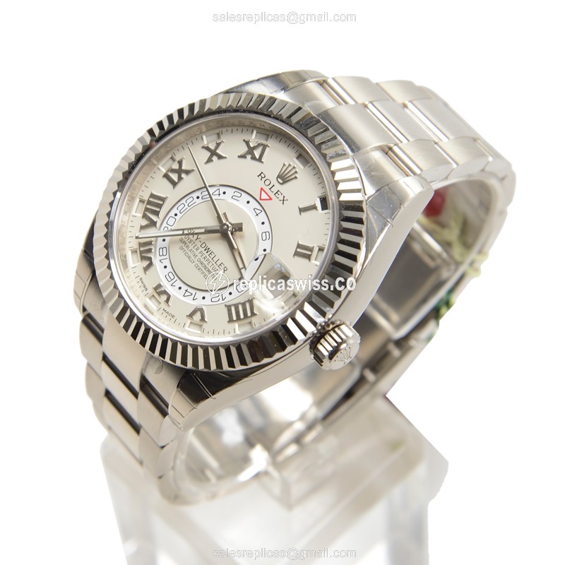 Rolex 326939 SKY-DWELLER Automatic 18kt White Gold