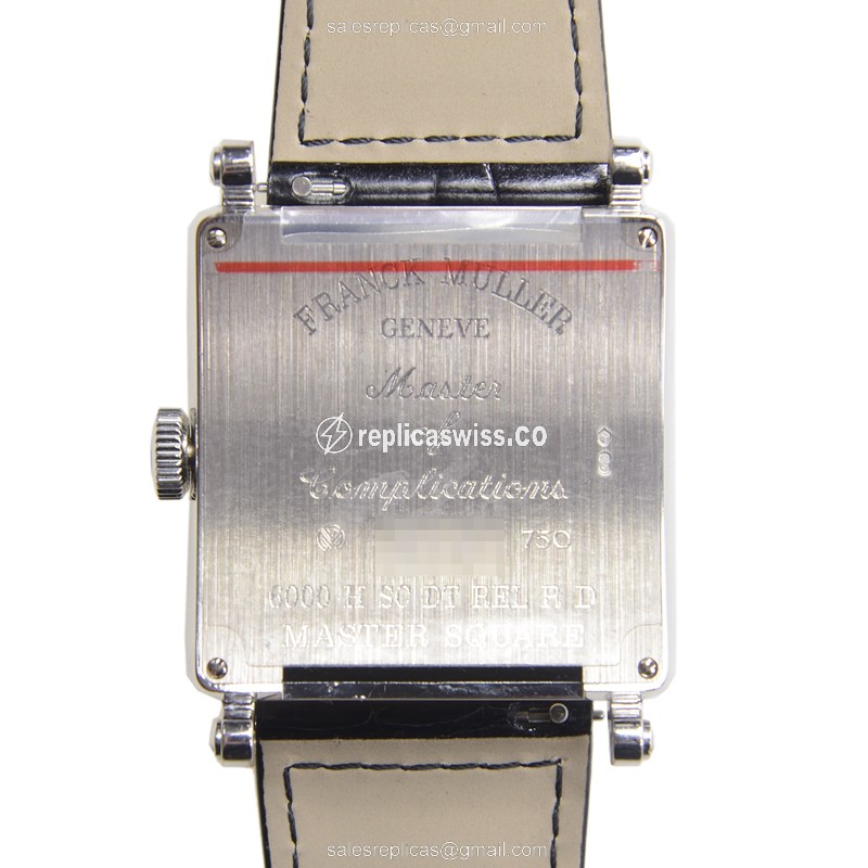 Franck Muller 6000 H SC DT REL R D (OG) MASTER SQUARE Automatic 18kt White Gold & Diamond