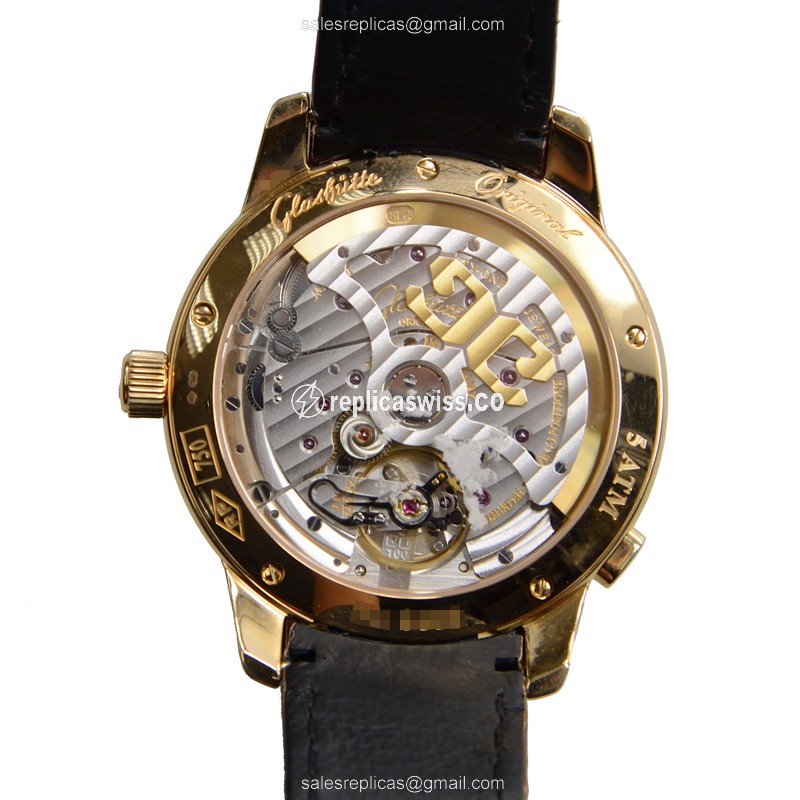 Glashutte 100-03-11-01-04 SENATOR PANORAMA DATE Automatic 18kt Rose Gold