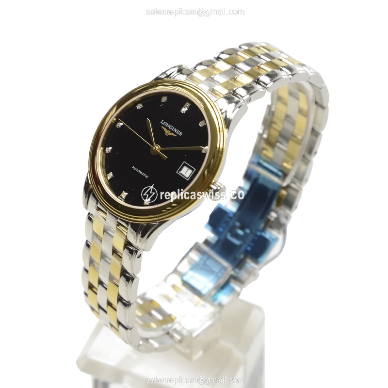 Longines L4.774.3.57.7 FLAGSHIP Automatic 18kt Gold & Steel