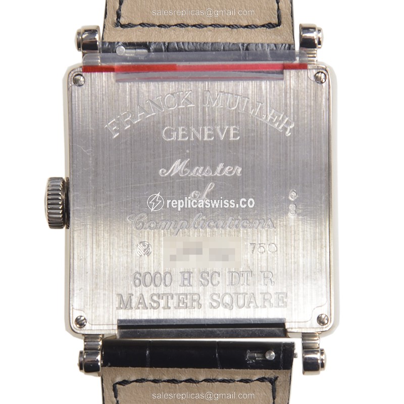 Franck Muller 6000 H SC DT R (OG) MASTER SQUARE Automatic 18kt White Gold