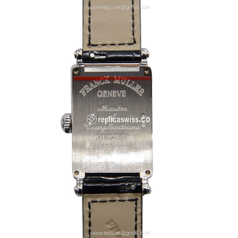 Franck Muller 902 QZ REL D (OG) LONG ISLAND Quartz 18kt White Gold & Diamond