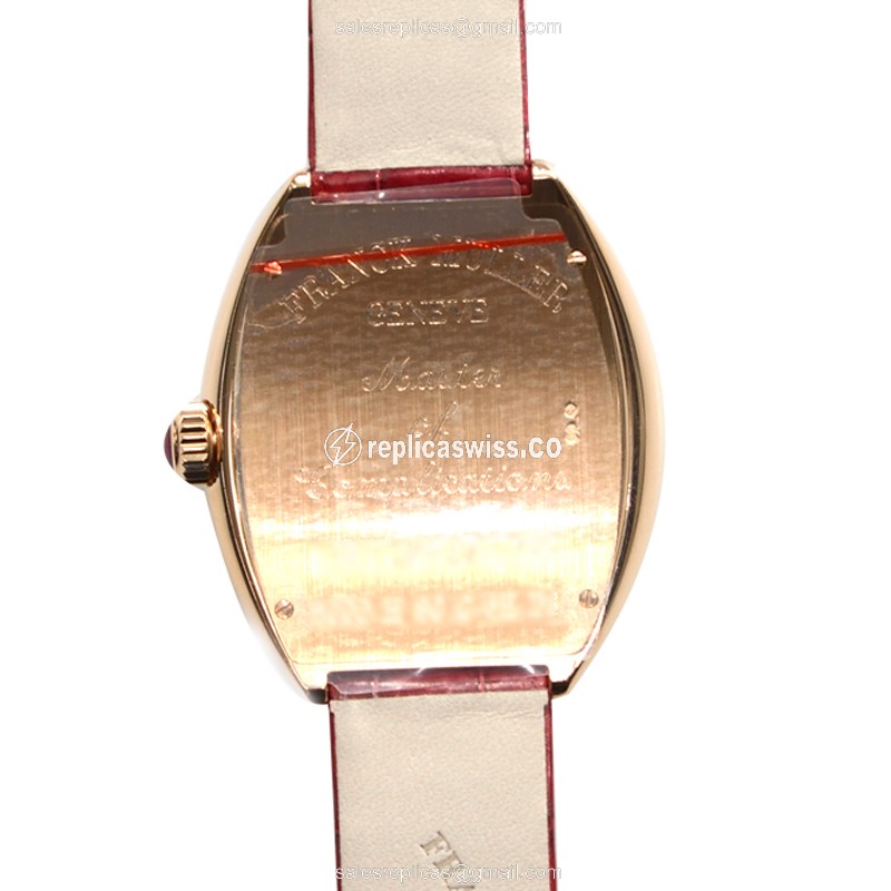 Franck Muller 5000 H SC C 6H D3 (5N) HEART Automatic 18kt Rose Gold & Diamonds