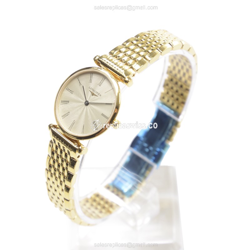Longines L4.209.2.41.8 LA GRANDE Quartz PVD Gold