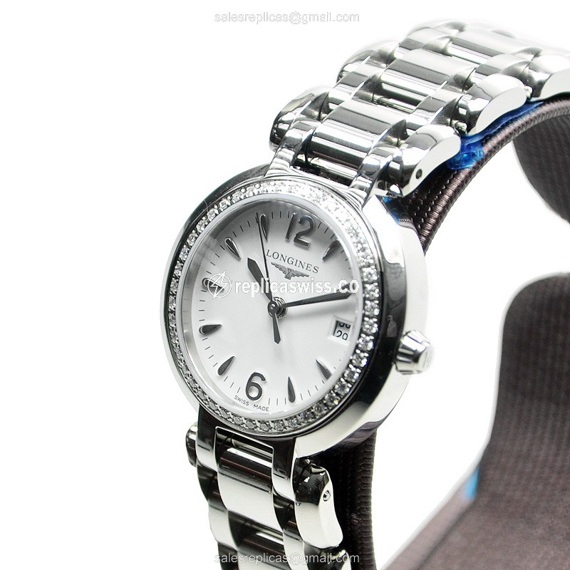 Longines L8.110.0.16.6 PRIMA LUNA Quartz Stainless Steel