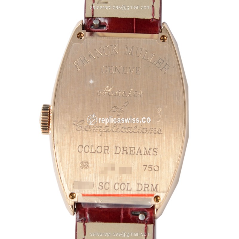 Franck Muller 5850 SC COL DRM (5N) CINTREE CURVEX Automatic 18kt Rose Gold