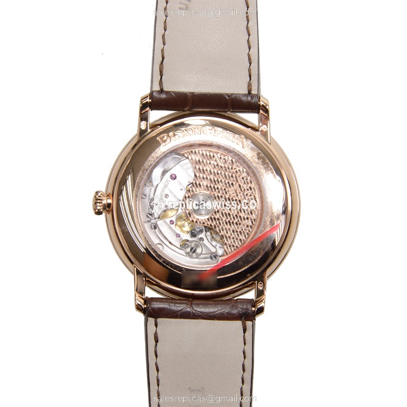 Blancpain 6651-2987-55B VILLERET Automatic 18kt Rose Gold & Diamonds