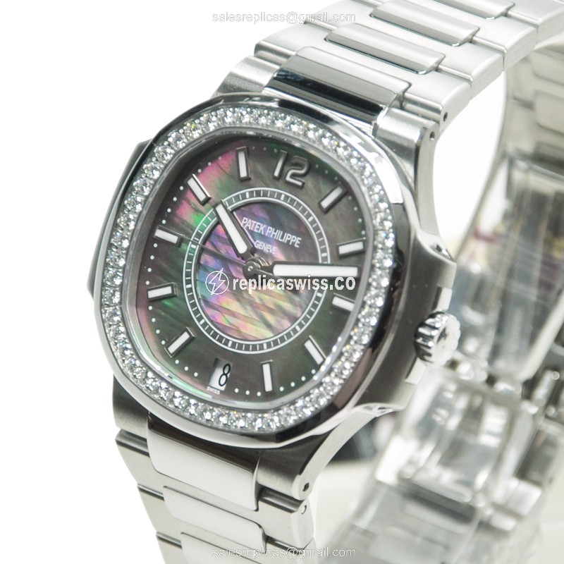 Patek Philippe 7008/1A-012 NAUTILUS Automatic Stainless Steel & Diamonds