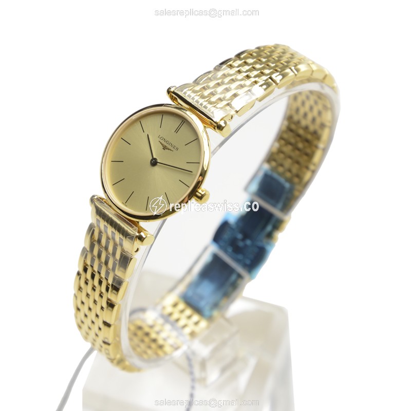 Longines L4.209.2.32.8 LA GRANDE Quartz PVD Gold